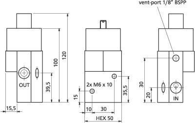 德國(guó)Drukon公司D1系列彈簧加載減壓閥