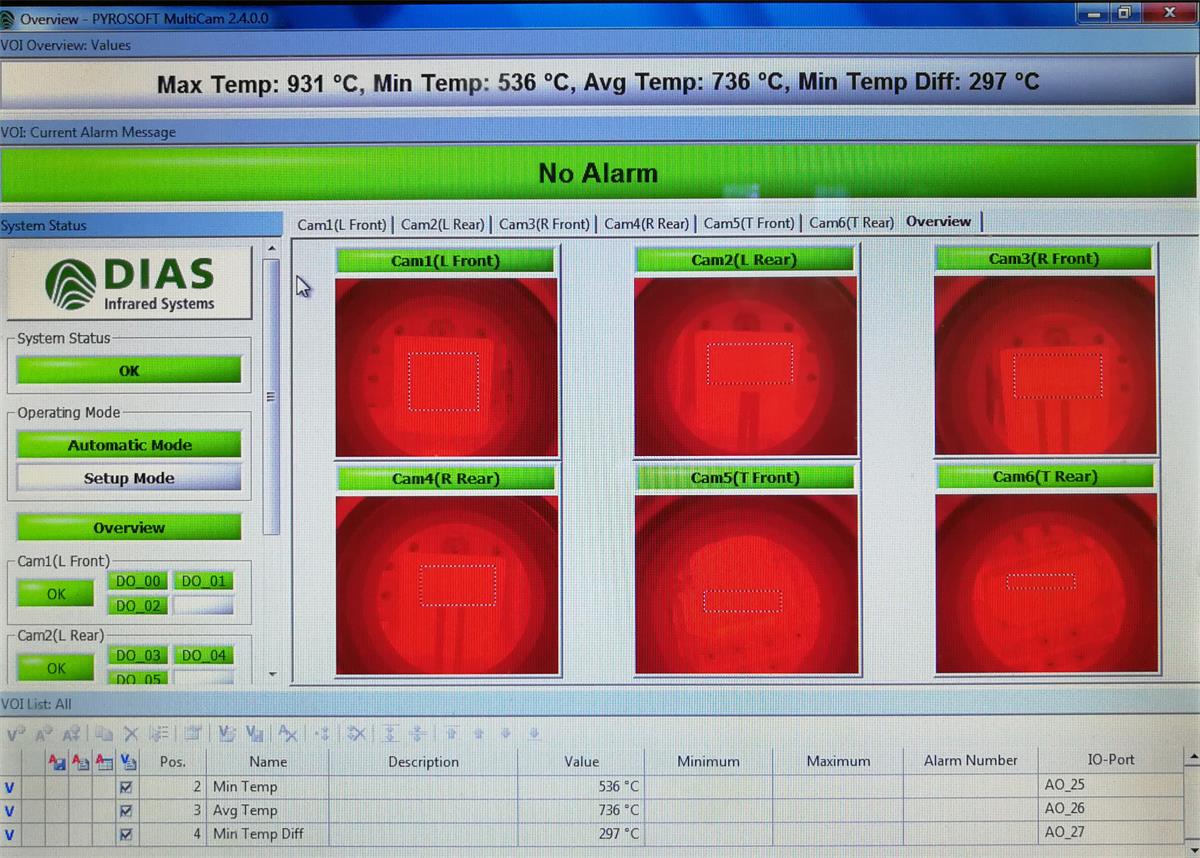 真空爐全自動(dòng)紅外熱像控制系統(tǒng)